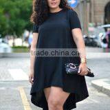 Plus Size Women Asymmetric Dress for Wholesale thumbnail-1