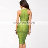 Fashion Sexy Women Summer Dresses Midi Cotton Halter Pencil Bodycon Dress 2016 thumbnail-5
