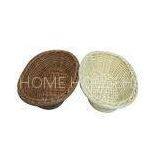 Dark Brown Smellless Oval Rattan Bread Basket For Supermarket thumbnail-1