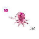 Jelly Vibrating Cock Rings, Octopus Shape With Powerful Electric Motor