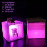 Multi-purpose 30CM Cube Led Ice Bucket Flower Pot thumbnail-1