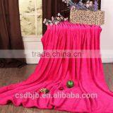 Plain Colour Coral Fleece Blanket