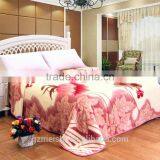 Hot Selling Polyester Acrylic Raschel Printed Mink Blanket thumbnail-4