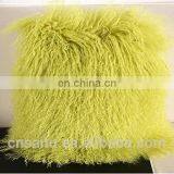 18" Mongolian Lamb Pillow thumbnail-4