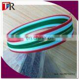 elastic hair band for promotion bracelet and packaging ,three color printed italy flag elastic band