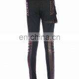 Steampunk Trousers Made of Stretchy Vegan Leather and Fleece Lining thumbnail-2