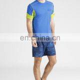 Multicolor Blue Quick Drying Print 100% Polyester Men Reflective Sports Athletic Shorts Wholesale thumbnail-2