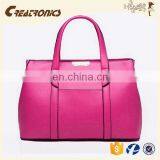 CR USA Market Expert Recommend pu Leather Material Large-capacity Zipper Rose Red Colors New Fashion Leather Clutch Bag thumbnail-5