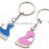 Zinc Alloy Lovers Keychain Small Feet Lover Key Chain thumbnail-1