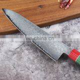 Hammered Octagon Handle Damascus Chef Knife Kitchen Knife thumbnail-3