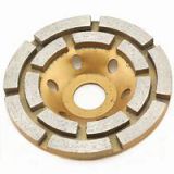 Factory Price High Quality Double Row Segment laser welding diamond cup grinding wheel