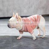 Pet Fat Dog Jacket Bulldog Puppy Clothes Knit Sweater Overcoat With Letter thumbnail-3