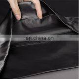 Soft 100% Polyester Real Silk Sleeping Cozy Home Black Plain Satin Body Pillow Case With Logo thumbnail-7