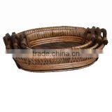 Eco-friendly Handmade Woven Bread Tray thumbnail-1