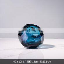 Brick And Stone Cut Surface Creative Art Blue Green Dry Vase Table Decoration Table Decoration thumbnail-4