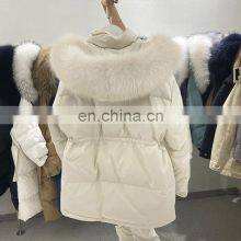 Wholesale Custom Women's Clothing Wear Multicolour Camouflage Christmas New Year Jacket Women Long Jacket Bubble Jacket thumbnail-4