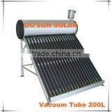Compact Pressurized Tubes Solar Water Heater