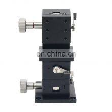 LWD4040 XYZ 40x40mm Trimming Platform Dovetail Manual Sliding Table For CCD Position Lab Optical thumbnail-2