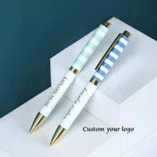 New Style High-end Metal Ballpoint Pen With Full Design Thermal Transfer Custom Logo Yiwu Pen thumbnail-3