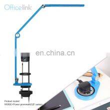 Adjustable Lamp With Socket and USB Charger for Table Top thumbnail-1