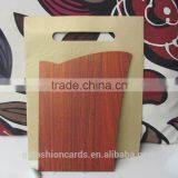 2016 Luxury Laser Cut Greeting Bowknot Handbag Wooden Wedding Invitation Card thumbnail-6