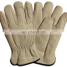 Keystone Thumb Unlined Cow Grain Leather Mechanic Work Gloves