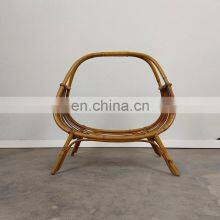 Vietnam Supplier Vintage Rattan Magazine Rack, Magazine Holder, Wicker Book Storage Organizer Cheap Wholesale thumbnail-4