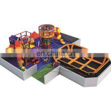 Children Trampoline Park With Donuts Slide Indoor Children Playground Trampoline thumbnail-5
