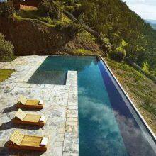 Transparent Borderless Swimming Pool, Large Outdoor Swimming Pool, Constant Temperature Borderless Swimming Pool Planning, Design, and Construction, thumbnail-3