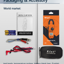 20 Years Instruments Factory Vicimeter CM-2016 Clamp Multimeter With AC DC 800A Current and True RMS NCV Tests thumbnail-3