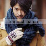 2013 Winter Fashion Unisex Warm Thick Long Acrylic Knitted Scarf thumbnail-3