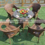 Modern Design Rattan Table and Chair for Outdoor Furniture thumbnail-2