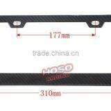 JDM /FF 3K TWILL REAL 100% CARBON FIBER LICENSE PLATE FRAME thumbnail-6