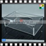 Tranparent clear acrylic tissue dispenser/napkin box