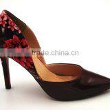 New Fashion High Heel Empty Sides Flower Party Shoes thumbnail-4