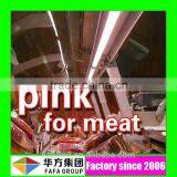 CE RoHS certified AC110-240V 2ft/3ft/4ft/5ft/6ft fresh meat display pink color T8 led freezing tube