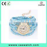 2016 Stylish Bracelet Fashion Lady Watch, Custom Made Multi-color Leather Watch, Vogue Long Strap Shiny Lady Watch thumbnail-1