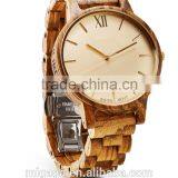 OEM Bamboo Watch for Women Lady Wooden Watches Quartz Wood Watch thumbnail-3