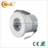 Aluminum Round Led Jewelry Showcase Lighting