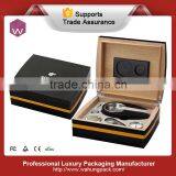 Black Large Empty Humidor Wood Cigar Box for Sale thumbnail-5