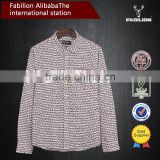 2015 latest design wholesale china long sleeve custom full printing lady shirt