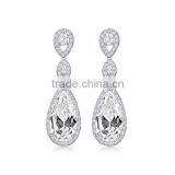 AAA Cubic Zircon Water Drop Earrings for Wedding Party Women's Fashion Jewelry Earrings thumbnail-1