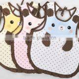 Cute Baby Cotton Apron/baby Bear Shape Dinner Apron/baby Waterproof Apron thumbnail-1