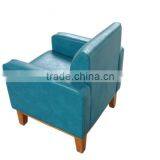 Green Living Room Leather Dining Arm Chair With Low Price thumbnail-5