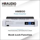 High performance professional 2u power amplifier 800w x 2 @8ohms HM800