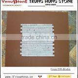 Grey Broken Edge Marble Mosaic Tiles thumbnail-3