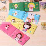 Plastic Gift Lovely Flower Print Card Holder With High Quality thumbnail-2