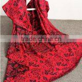 Fashion Jacquard Woman Wrap Shawl Scarf Sleeves Winter Warm Crochet Knit Long Soft Wrap Shawl Scarves thumbnail-3