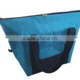 Insulated Cooler Lunch Tote Bag With Zipper Closure thumbnail-4