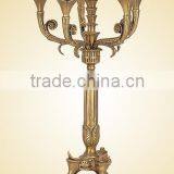 An Imitation Antique Gilt Brass Simple Candle Holders JGLT-38 thumbnail-1